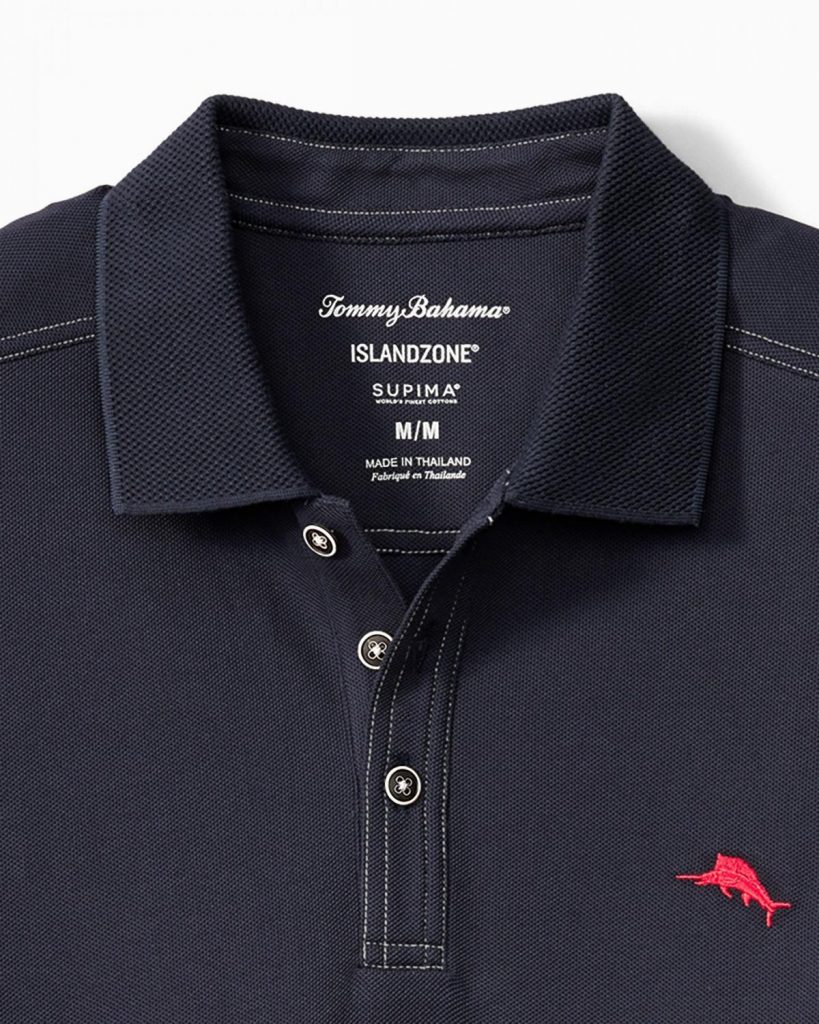 TOMMY BAHAMA: EMFIELDER POLO Long sleeve Navy