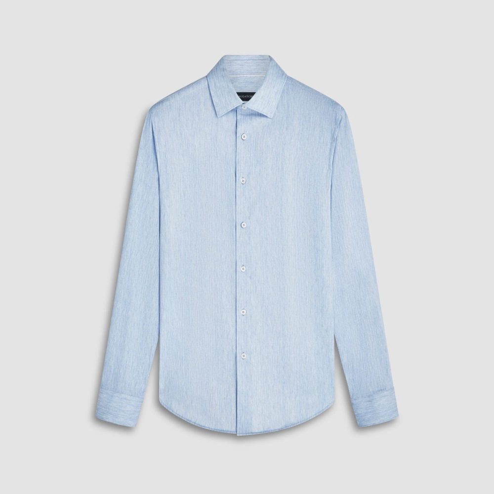 Bugatchi: James Chambray Print