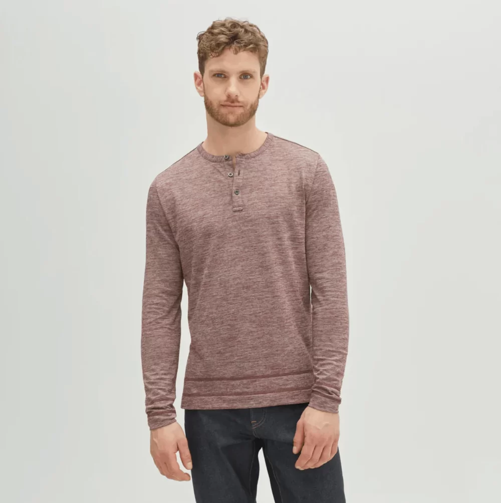 ROBERT BARAKETT: GILBERT LONG SLEEVE HENLEY